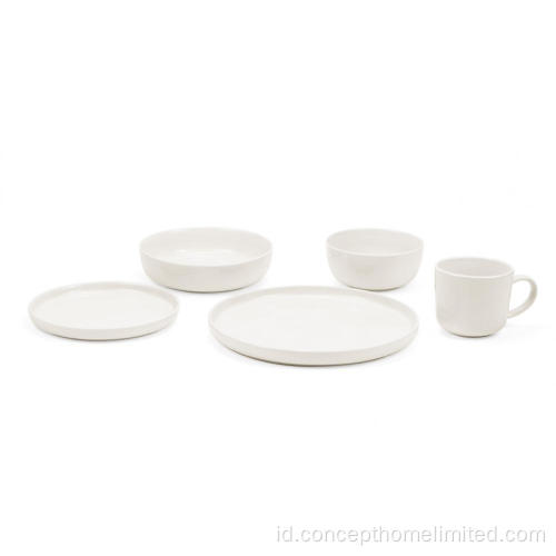 Set Makan Malam Glaze Stoneware - Multi